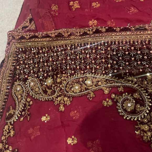 Beautiful Maria b handmade saree - Picture 8 of 16